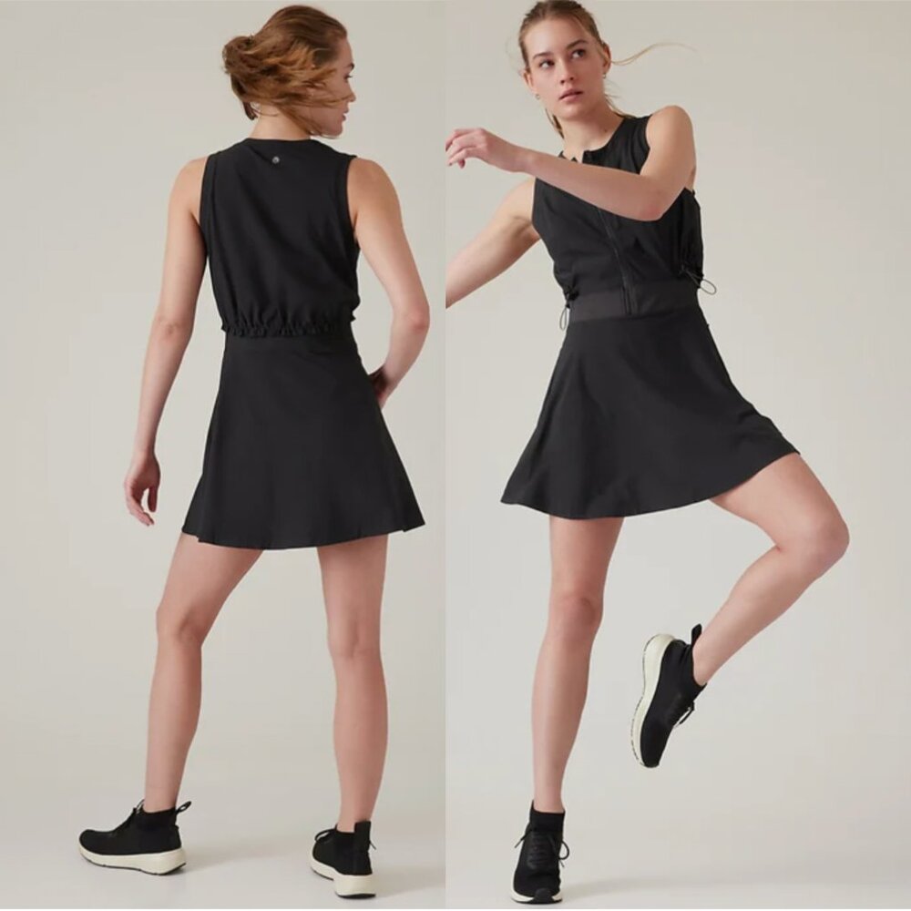 Athleta Venture Out Dress in Black